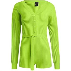 IVY PARK Green Jumpsuit with Bold Color and Structured Design